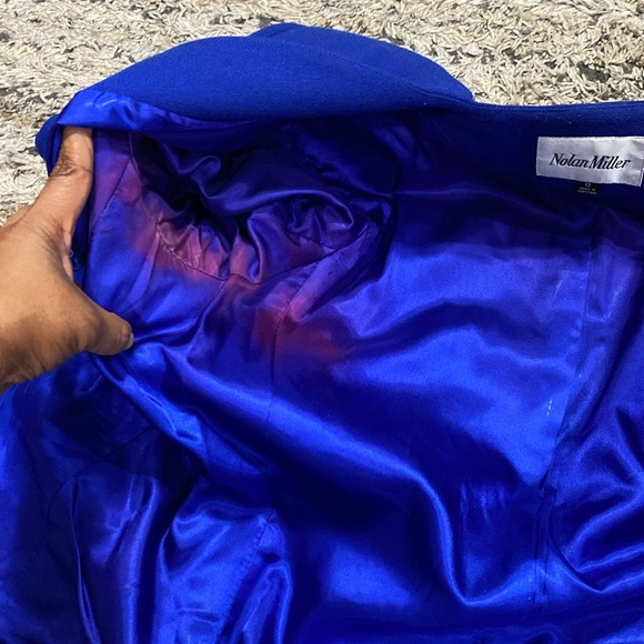 Nolan Miller vintage made Hong Kong blazer with beading embroidered detail sz 8 - Picture 9 of 13